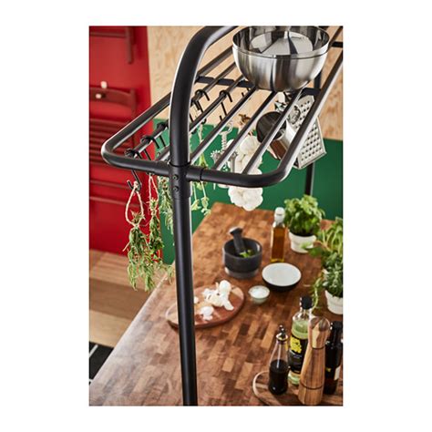 Vadholma Rack For Kitchen Island Black Ikea Eesti