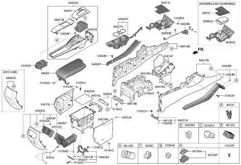 846A3 L0000 Genuine Hyundai Bridge FR Console Ctr