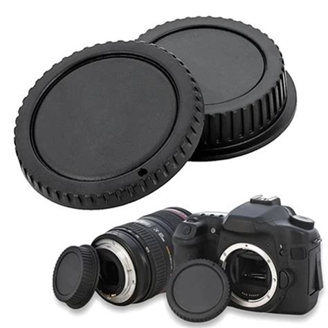 10 Pcs For Canon Eos Camera Body Cover Lens Rear Cover Cap For Canon Eos Mount Ef 5d Ii Iii 7d