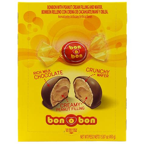 Bon Bon Chocolate With Peanut Filling 1587oz Peimco