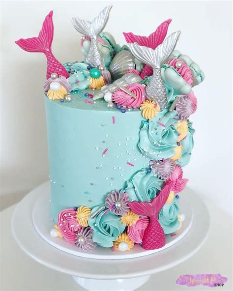 Amazing Mermaid Birthday Cakes You Should See Mermaid Birthday