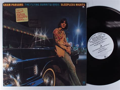 Gram Parsons Flying Burrito Bros Sleepless Nights A M Lp Vg Wlp H Ebay