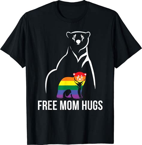 Free Mom Hugs Gay Pride Lgbt Rainbow Women T Shirt Walmart