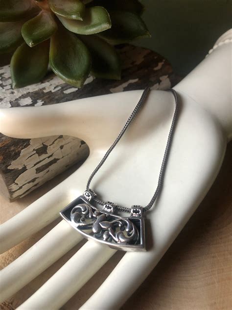 SILPADA Jewelry Retired Sterling Silver Filigree Pendant Etsy Ireland