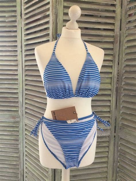 Maillot De Bain Bikini Ray Bleu Blanc Beach Mountain Neuf Neu Und Originalverpackt In Agiez