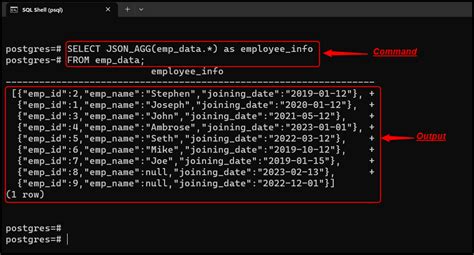 PostgreSQL JSON AGG Function By Practical Examples CommandPrompt Inc