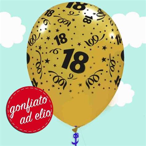 Palloncino Globo Oro Ad Elio