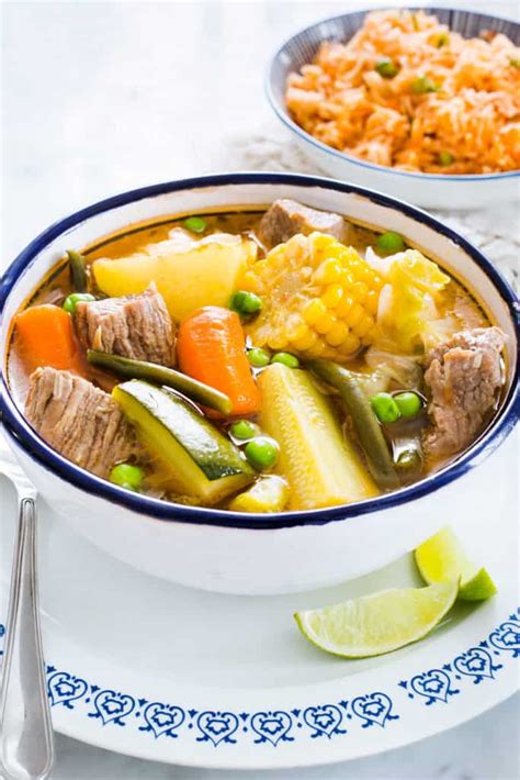 Caldo De Res Receta Mexicana Cocido