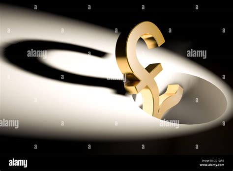 3d Illustration Currency Sign Of Pound Stock Photo Alamy