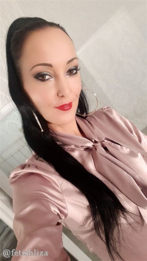 Satin Blouses Pussy Bow Mistress Silk Satin Sensual Silky Leather Pants Goddess Sunday