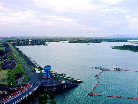 Gajah Mungkur Reservoir in Wonogiri Regency, Central Java Province