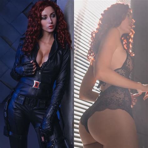 Black Widow Cosplay On Off By Lera Himera Porn Pic