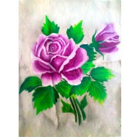 Flower Fabric Painting Service in Hyderabad | ID: 8261741991