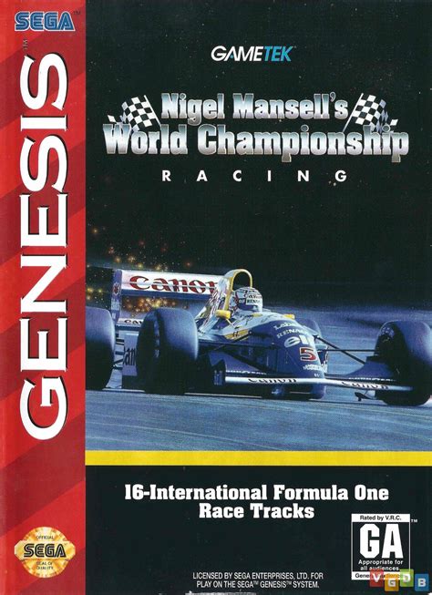 Nigel Mansells World Championship Racing Vgdb Vídeo Game Data Base