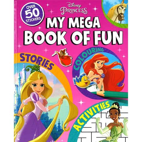 BBW Disney Princess My Mega Book Of Fun ISBN 9781788108386 LSS Shopee Malaysia