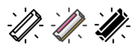 Multipurpose Rgb Ram Vector Icon In Outline Glyph Filled Outline