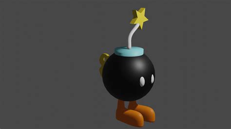 Free STL file Mario Bomb (Bomb)・3D printer design to download・Cults