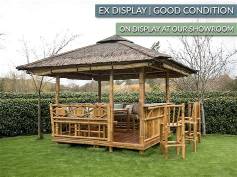 Bamboo Gazebo Bar Ex Display