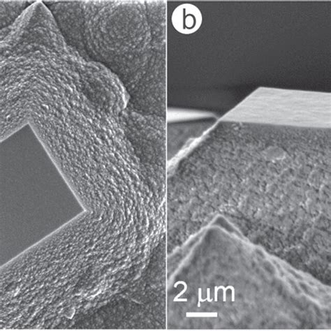 Sem Images Of The 100 Textured Polycrystalline Cvd Diamond Film Taken