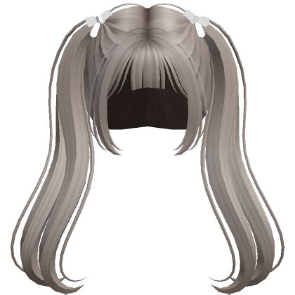 Ash Blonde Pigtails Roblox