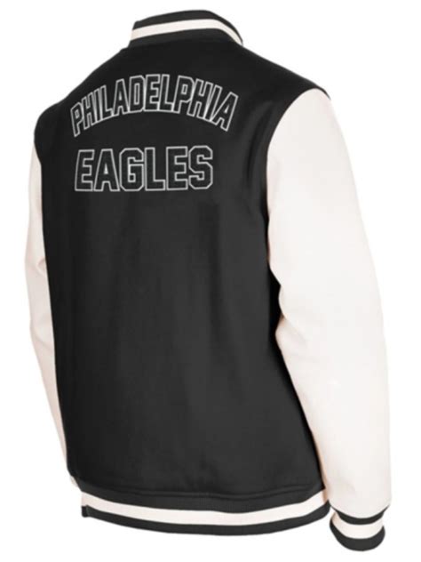 Philadelphia Eagles NFL Black Varsity Jacket