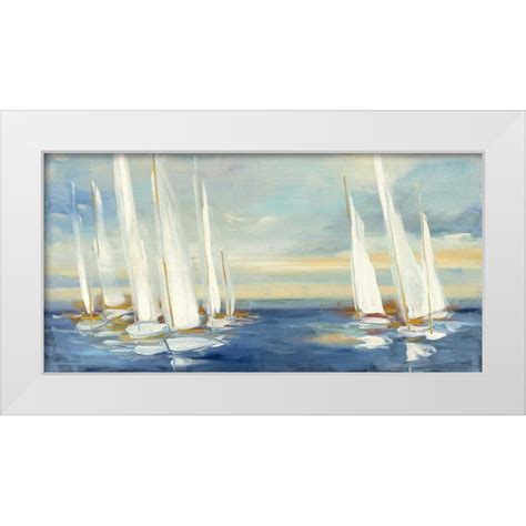 Purinton Julia 18x11 White Modern Wood Framed Museum Art Print Titled