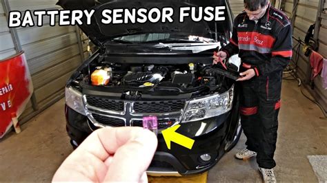 Dodge Journey Battery Sensor Fuse Location Replacement Fiat Freemont Youtube