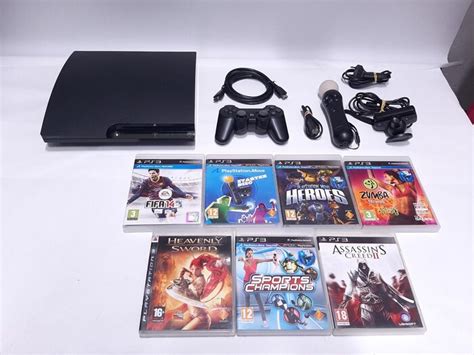 Sony Playstation 3 160gb Move Set Console With Games Catawiki
