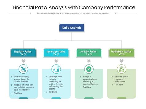 Financial Ratio Analysis With Company Performance Presentation