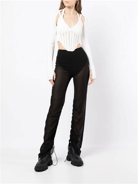 Dion Lee Cropped Corset Top Farfetch