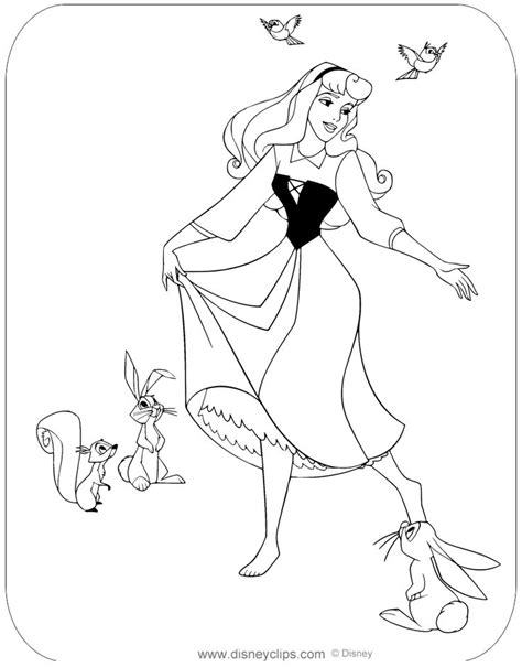 Briar Rose Coloring Page