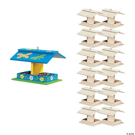 DIY Unfinished Wood Bird Feeder Kits | Oriental Trading