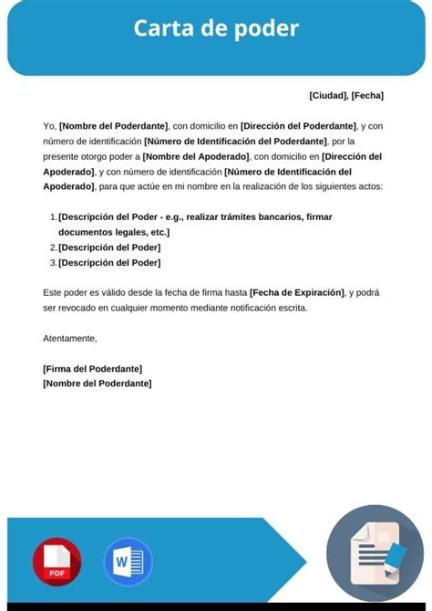 Carta Poder Para Cambio De Titular En Telmex 【 Word Pdf