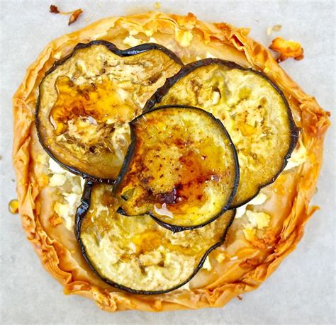 Mediterranean Eggplant And Feta Tarts