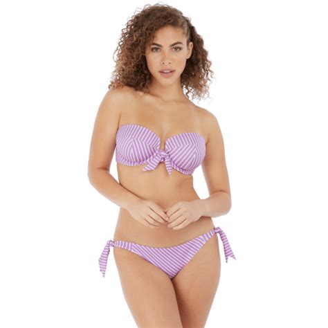 Freya Swim Beach Hut Bikini Hose Mit Seitlichen B Ndern Cassis Annadiva