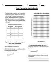 LE Graphing Practice Docx Name Date Living Environment