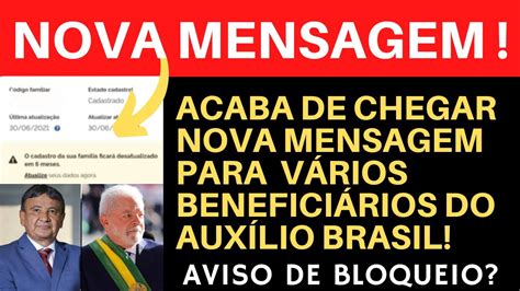 Alerta Acaba De Chegar Nova Mensagem Para V Rios Benefici Rios Do