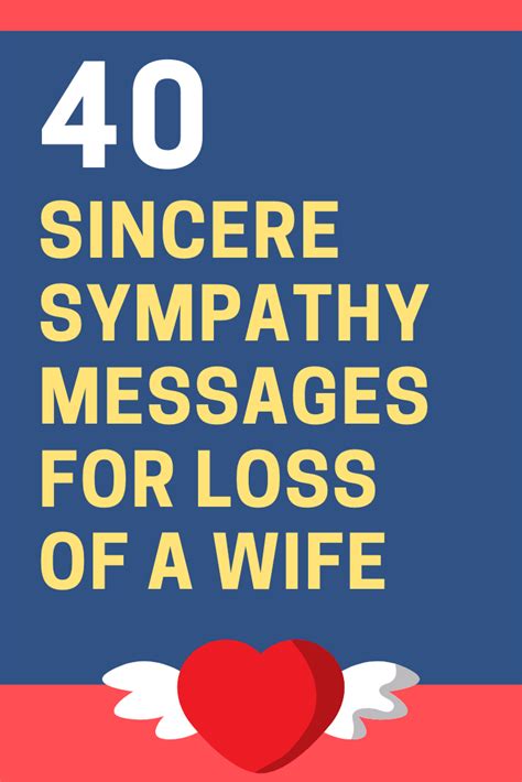 40 Sincere Sympathy Messages for Loss of Wife | FutureofWorking.com