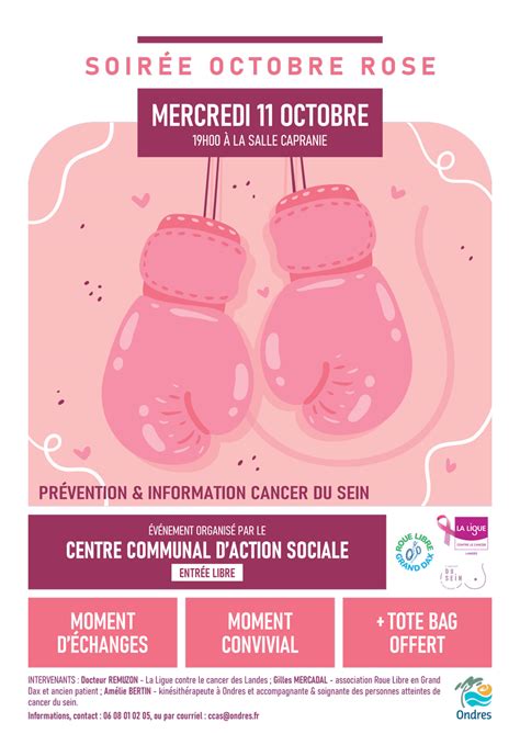 Solidarités Soirée Octobre Rose information et prévention