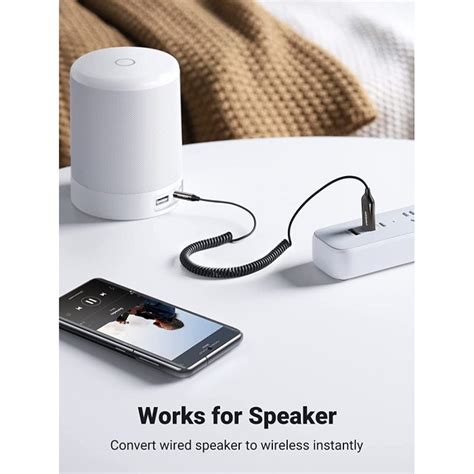 UGreen Bluetooth Car Receiver Aux with Mic | CM309 | 70601 | AYOUB ...