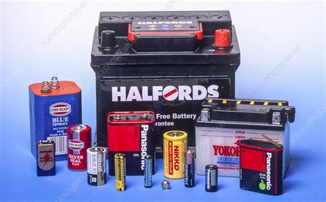 Assortment Of Different Types Sizes Of Batteries Stock Image T194