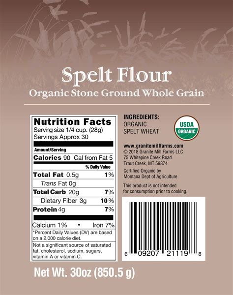 Spelt Flour | Granite Mill Farms