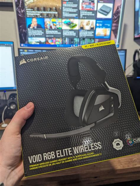 review corsair void rgb elite wireless gaming headset securing