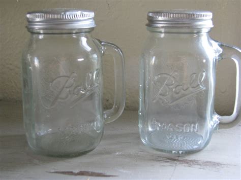 Ball Mason Jar Salt And Pepper Shakers