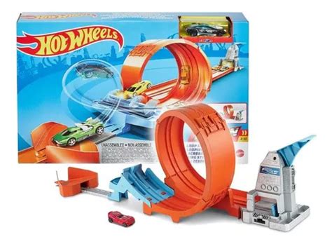 Hot Wheels Pista Campeonato De Loop Mattel Track Set Dual Env O Gratis