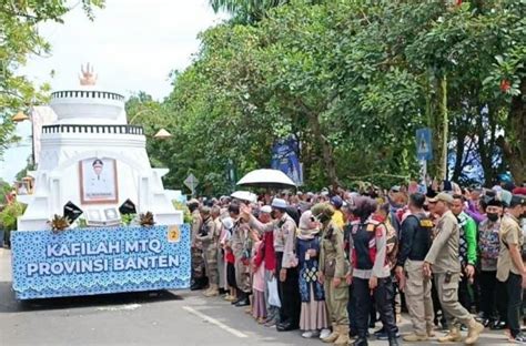 Kafilah Provinsi Banten Raih Juara Pawai Ta Aruf Mtq Xxix Kalsel