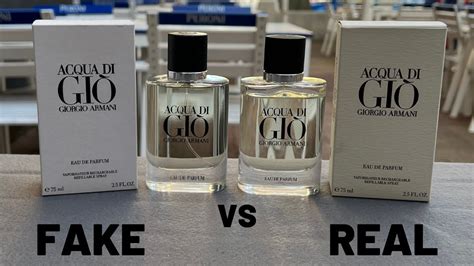 Fake vs Real Armani Acqua di Giò Pour Homme Eau De Parfum New Perfume