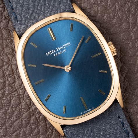 Patek Philippe Ellipse Blue Dial Ref 3546 from 1970s – Le Petit Suisse