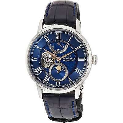 Orient Star Classic Mechanical Moon Phase Men Watch Rk Am L