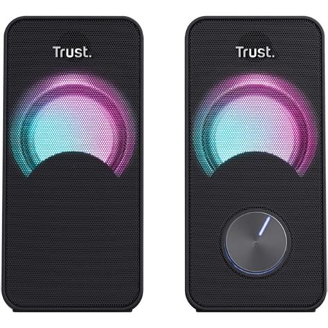 Trust Arys Compact Speakerset Met Rgb Pc Luidspreker Zwart